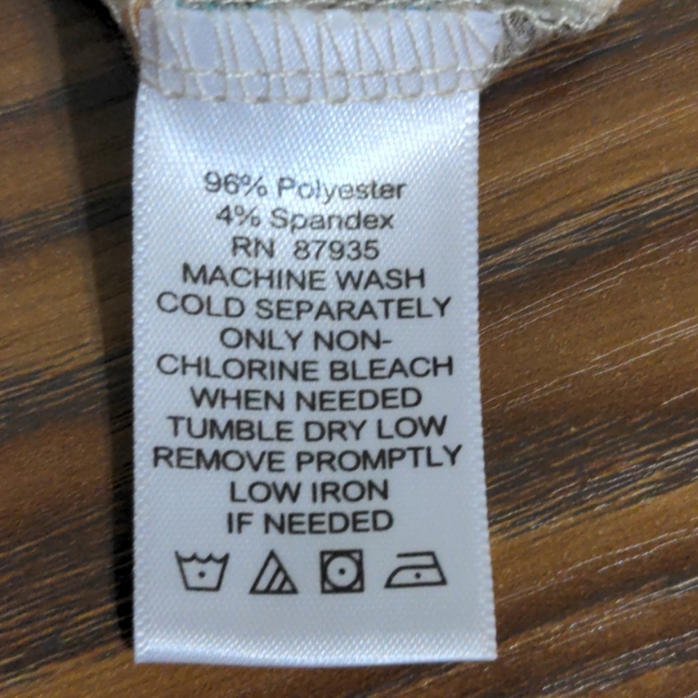 George Simonton Status print short sleeve top - Picture 4 of 4